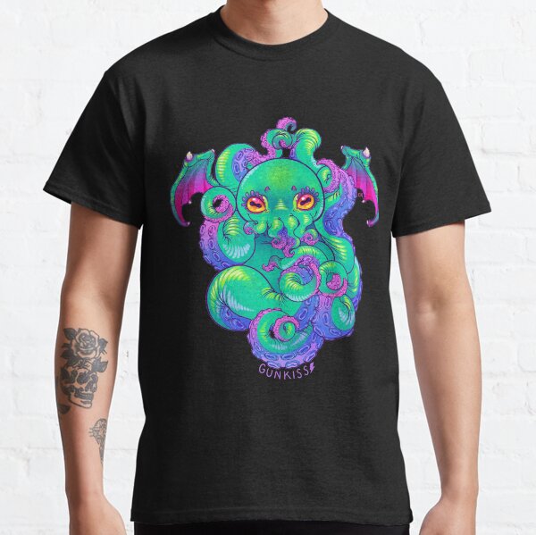 Vista previa del artículo con la obra «Tentáculos de Cthulhu», diseñado y vendido por Gunkiss.