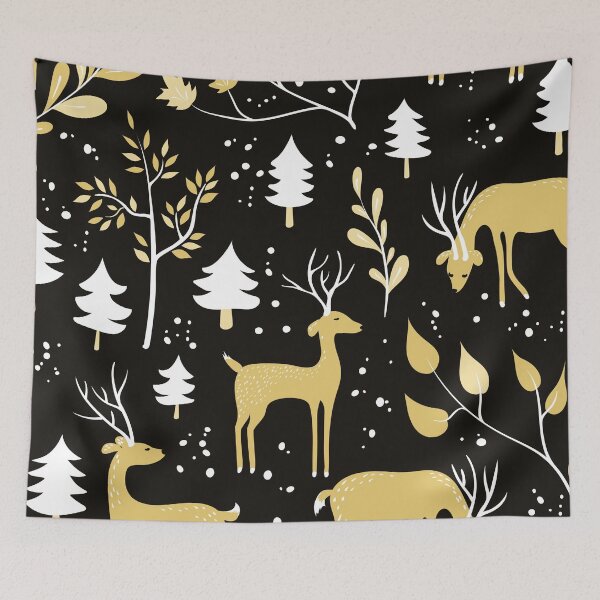 Item preview, Christmas Reindeer Pattern designed and sold by MclaughlinGifts.