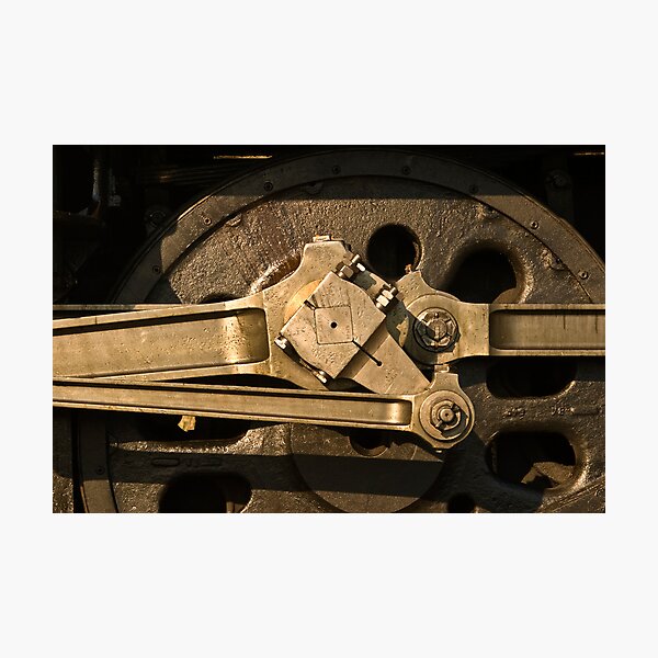 Wheel & gear detail, 3801 Photographic Print