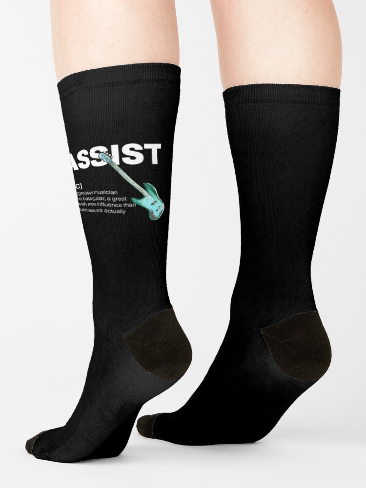 "Bassist Definition Dictionary" Socks for Sale by RAWWR Redbubble