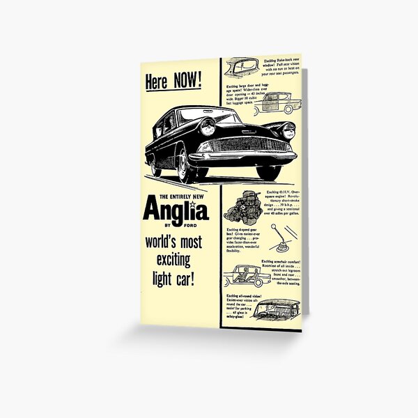FORD ANGLIA Greeting Card