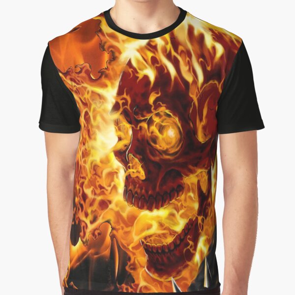 Wild Star Hearts Metal, Rock BONE CAGE Biker Mens T-Shirt // Goth