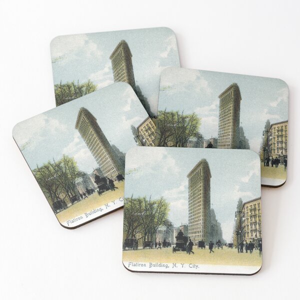 Item preview, 1908 Street Scene, Flatiron District, New York City designed and sold by historicimage.