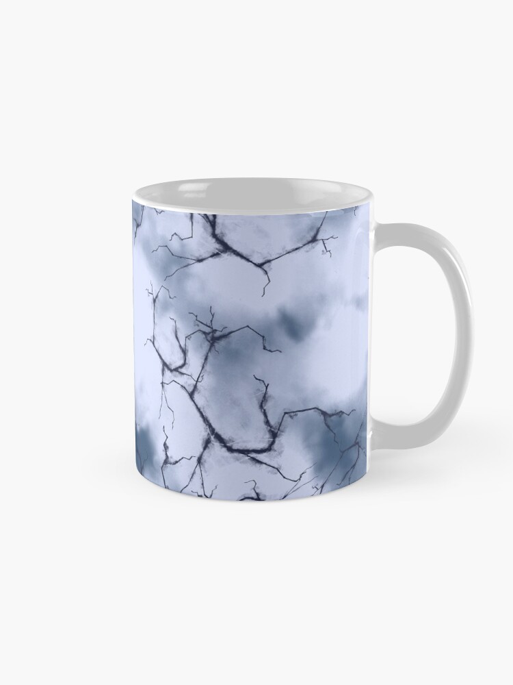 Alternate view of dark lightning flashes in the clouds around the eye of the storm Coffee Mug