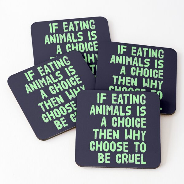 Item preview, Vegan - If Eating Animals Is A Choice, Then Why Choose To Be Cruel designed and sold by GreenSlate.