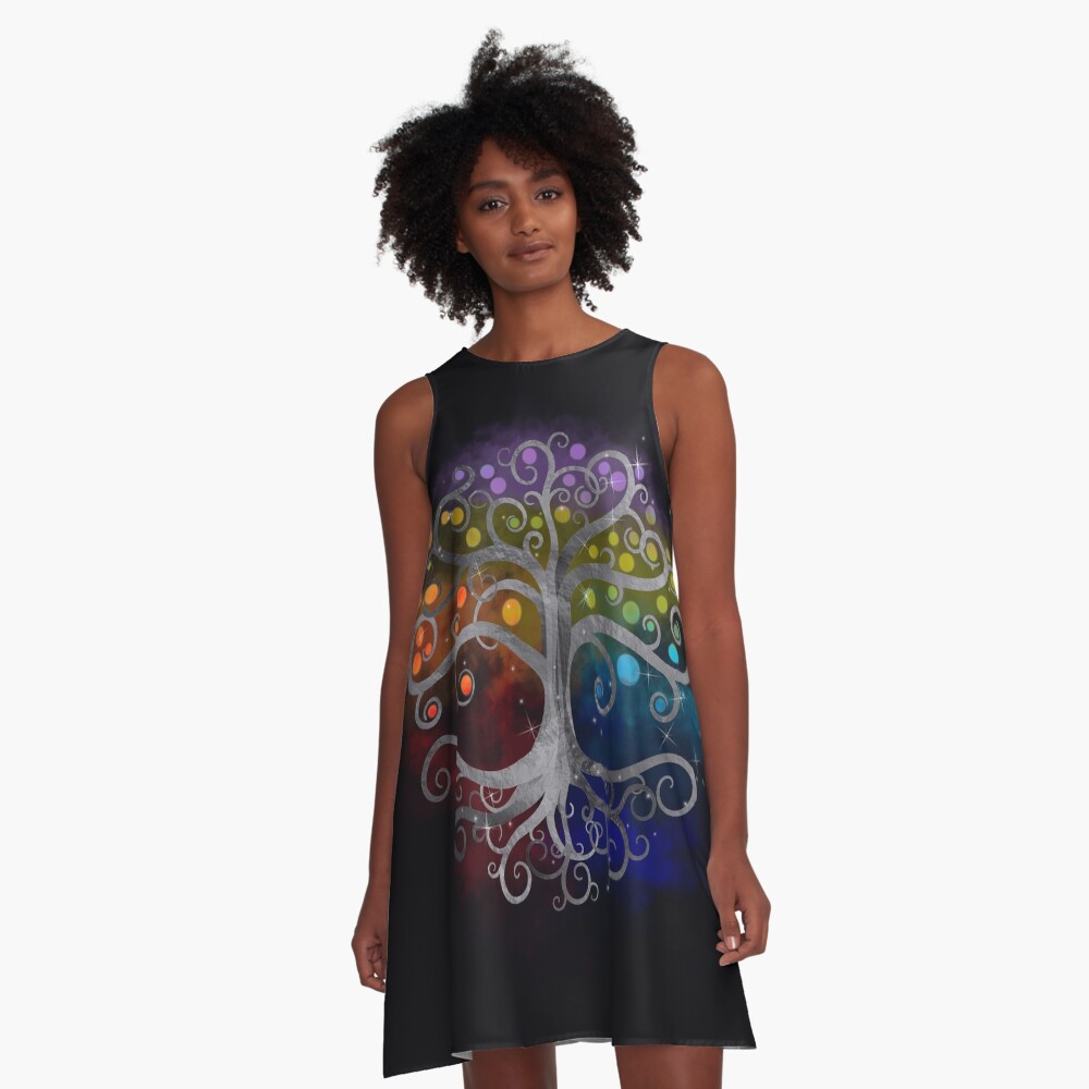 Item preview, A-Line Dress designed and sold by k9printart.