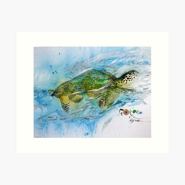 Item preview, The Endangered Hawksbill Turtle designed and sold by Gonzovation.