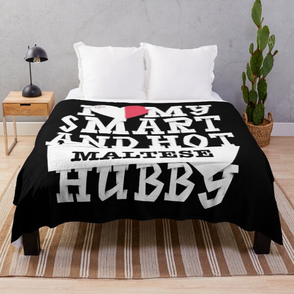 Item preview, I love my smart and hot maltese husband designed and sold by Urosek.