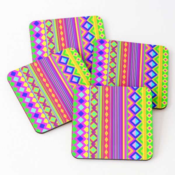 Item preview, Aztec Psychedelic Chevron Pattern designed and sold by BluedarkArt.