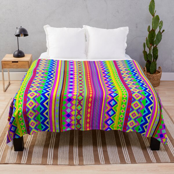 Item preview, Aztec Psychedelic Chevron Pattern designed and sold by BluedarkArt.