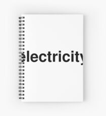 electricity Spiral Notebook