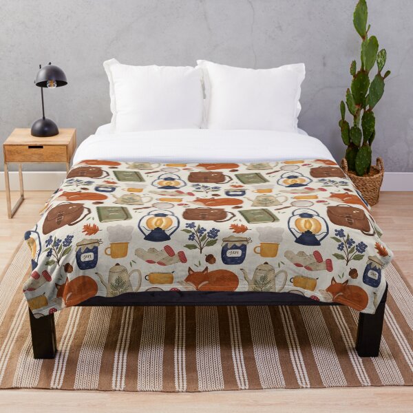 Woodland Wanderings Throw Blanket