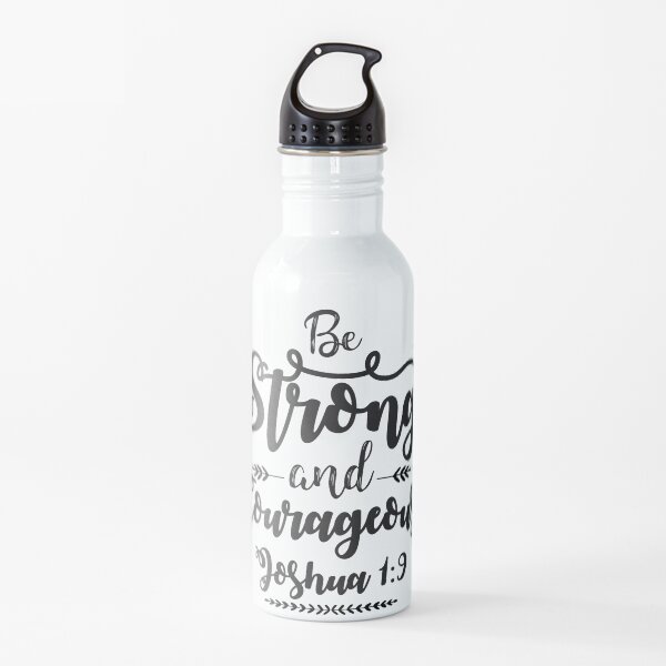 Josué 1: 9 Botella de agua