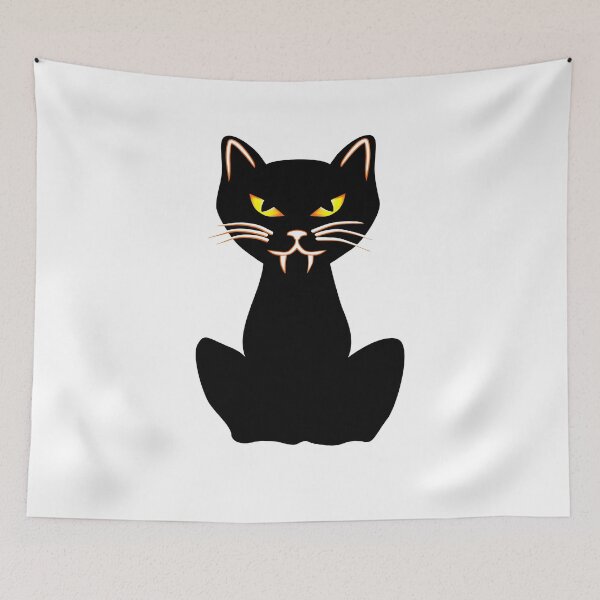 Item preview, Evil vampire cat, halloween designed and sold by claudiasartwork.