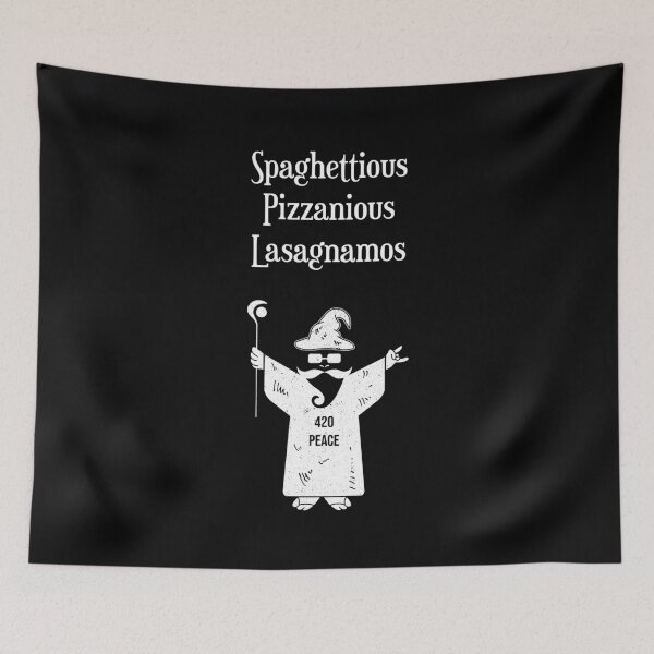 Item preview, Funny 420 Food Pizza Spaghetti Lasagna Wizard designed and sold by Portowl.