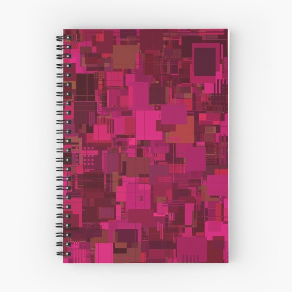 Item preview, Random Shapes Abstract Pattern - Red/Fuchsia designed and sold by Lyle Hatch.
