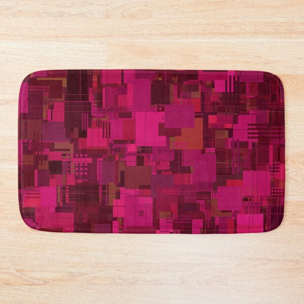 Item preview, Random Shapes Abstract Pattern - Red/Fuchsia designed and sold by Lyle Hatch.