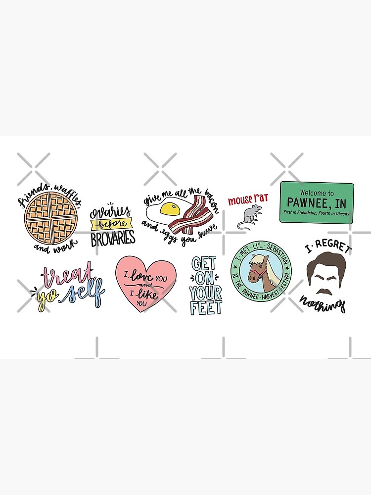 Parks and Recreation TV Show Art by lettersofjoy