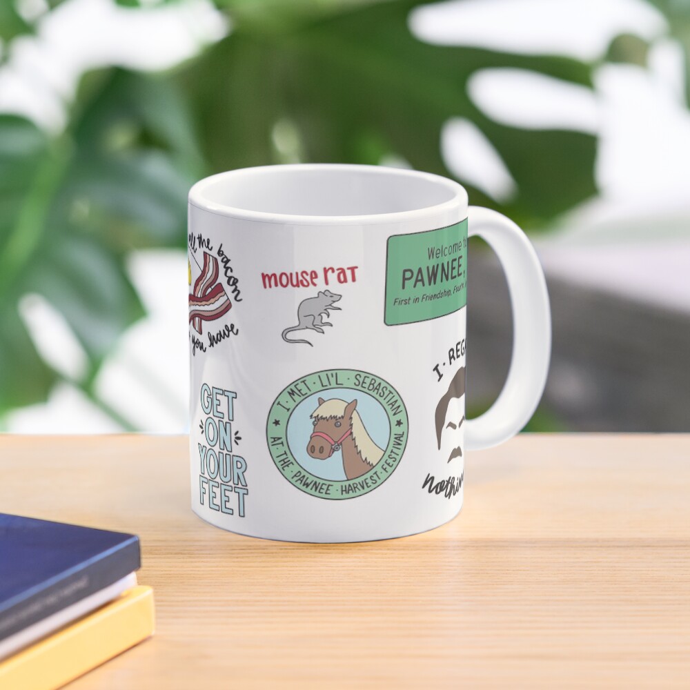 Parks and Recreation TV Show Art Coffee Mug