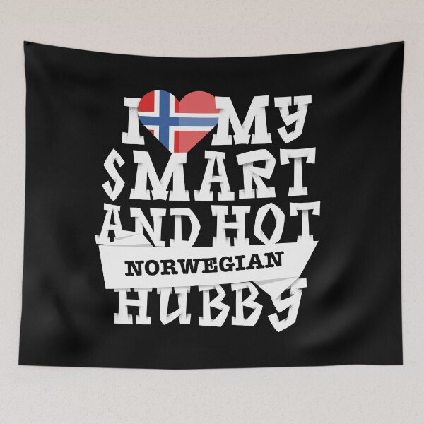 Item preview, I love my smart and hot Norwegian husband designed and sold by Urosek.