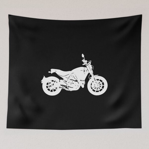 Item preview, Scrambler - White designed and sold by rideybikes.