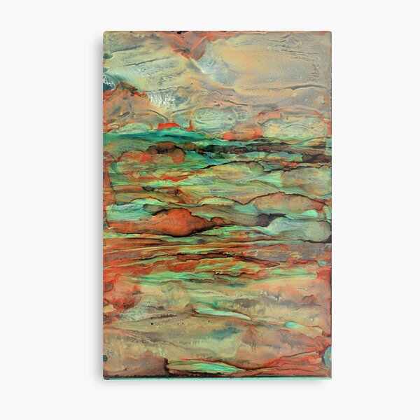 Layers of New Mexico Metal Print
