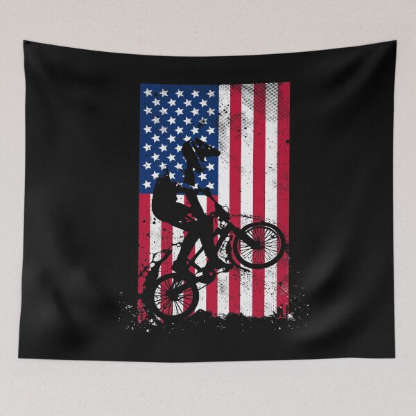 Item preview, BMX racing american flag designed and sold by Scoopivich.