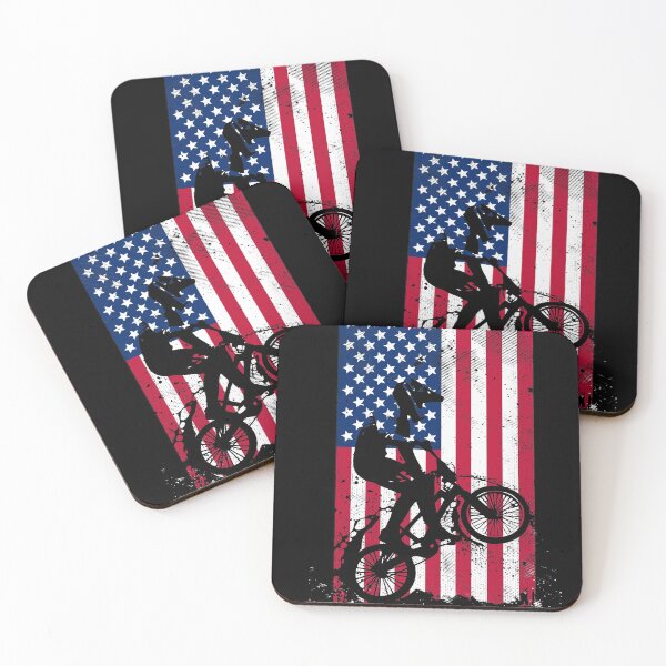 Artikelvorschau, BMX Rennen amerikanische Flagge entworfen und verkauft von Scoopivich.