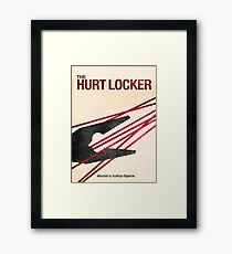 "The Hurt Locker"- minimalist movie poster Framed Print