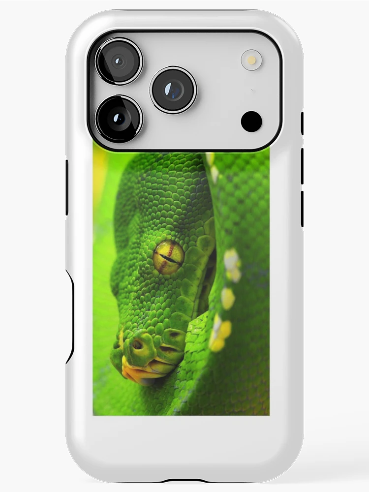 Thumbnail 1 of 4, iPhone Case, Green Tree Python designed and sold by PrintYourOwn.