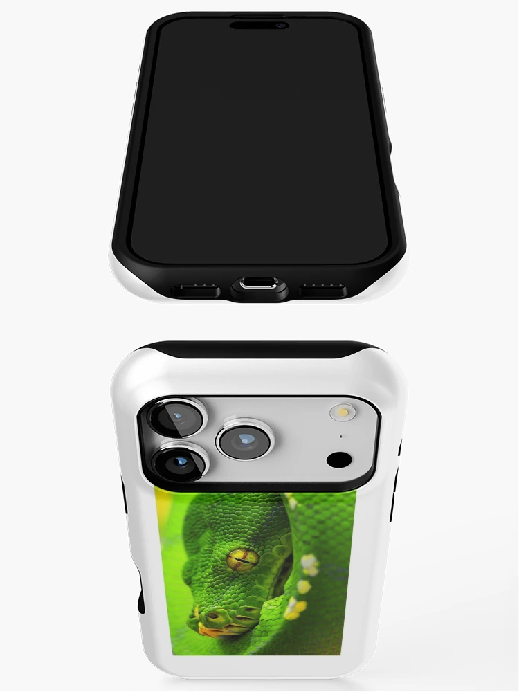 Thumbnail 3 of 4, iPhone Case, Green Tree Python designed and sold by PrintYourOwn.