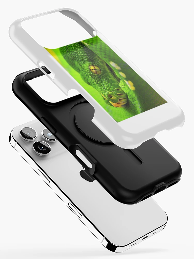 Thumbnail 2 of 4, iPhone Case, Green Tree Python designed and sold by PrintYourOwn.