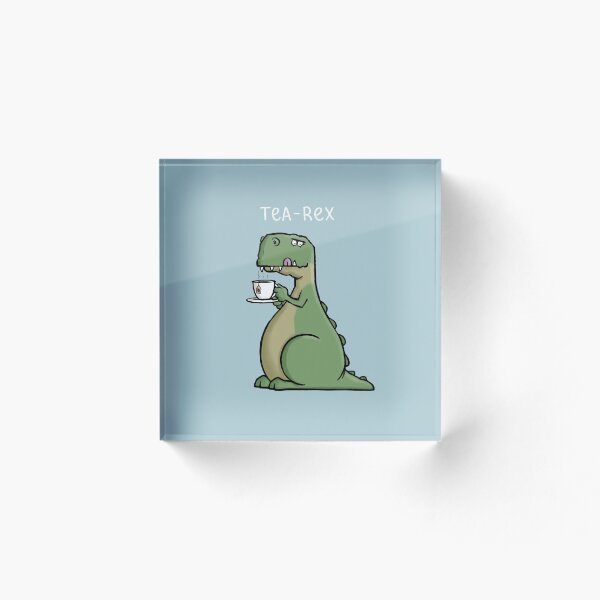 Aperçu de l'œuvre Tea-Rex - Drôle de jeu de mots sur le thé avec un dinosaure T-Rex créée et vendue par carlbatterbee.