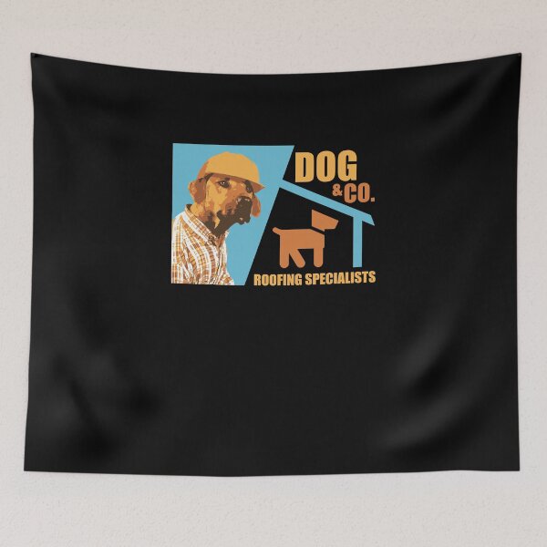 Item preview, Dog and Co Roofing Roofing Funny Gift For Roofer Dog Lover designed and sold by TopDawgDesigns.