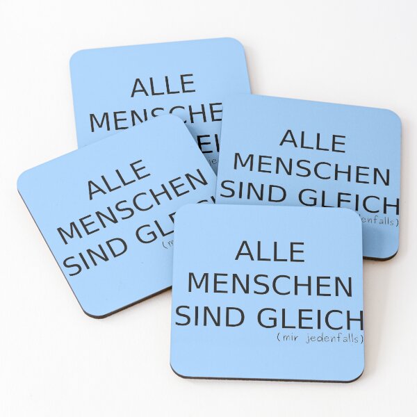 Artikelvorschau, Alle Menschen Sind Gleich ... Mir Jedenfalls entworfen und verkauft von Kreativista.