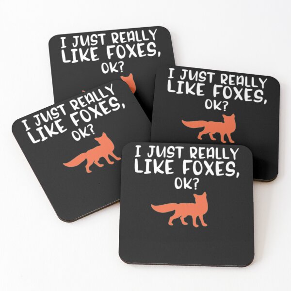 Item preview, Funny Fox Lover I Just Love Foxes Okay designed and sold by TopDawgDesigns.