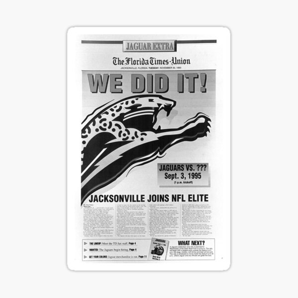 Jacksonville Jaguars Florida State Map by Artstudio 93