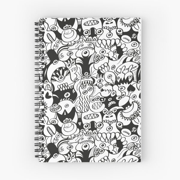Item preview, Doodles get crazy when posing for a pattern design designed and sold by Zoo-co.