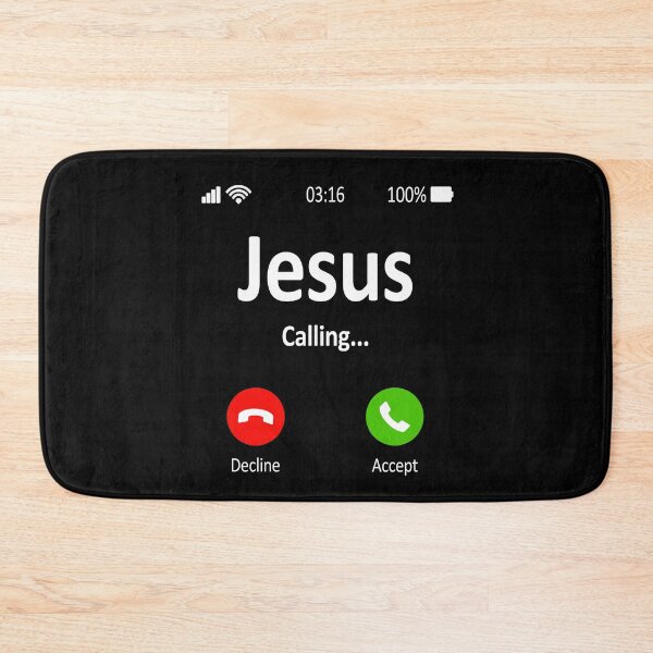 Item preview, Jesus Is Calling Funny Religious Gift designed and sold by TopDawgDesigns.