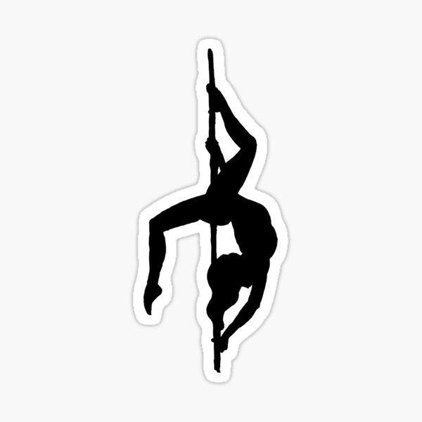 Pole Fitness Stickers for Sale