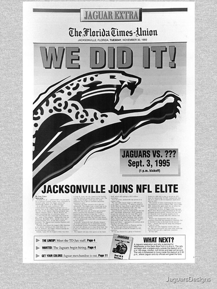 Vintage Times-Union: Jacksonville Jaguars first game drew full crowd