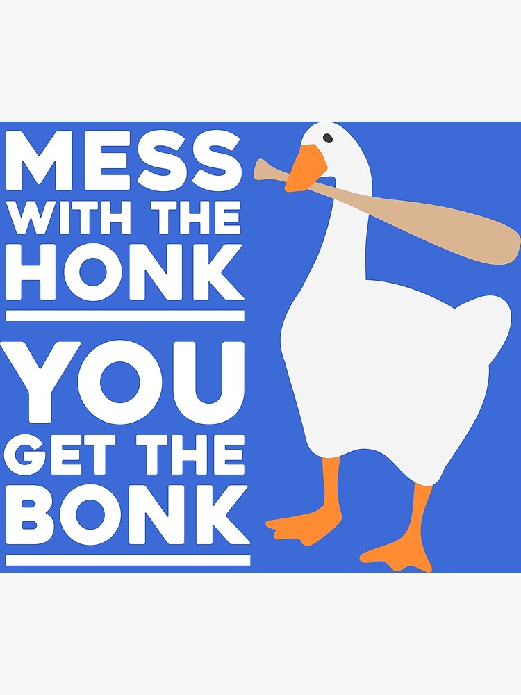 High quality Mess With The Honk You Get The Bonk Game inspired Postcards by...