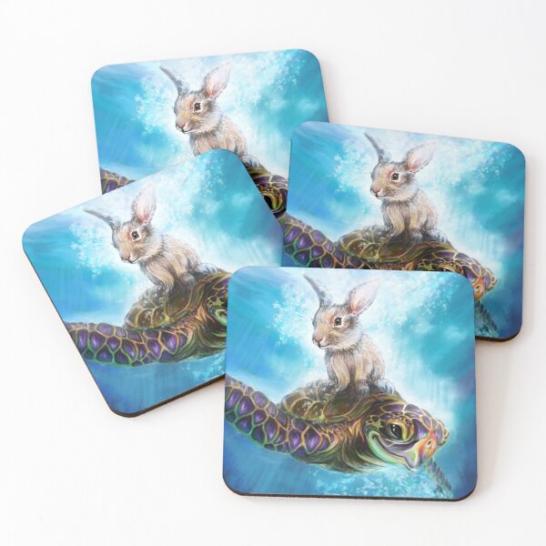 Item preview, Hare and turtle designed and sold by Julie Boehm.