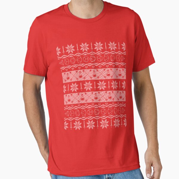 Artikel-Vorschau von DnD Weihnachts-Fair-Isle-Pullover, designt und verkauft von katecrashed.