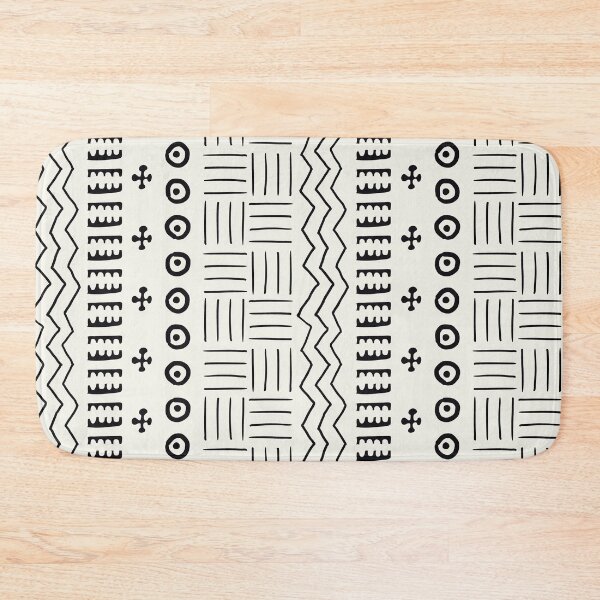 Item preview, Boho Funky Geometric Stripe in Cream designed and sold by House of Haha.