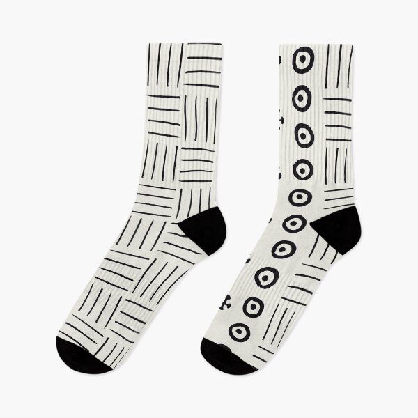 Item preview, Boho Funky Geometric Stripe in Cream designed and sold by House of Haha.