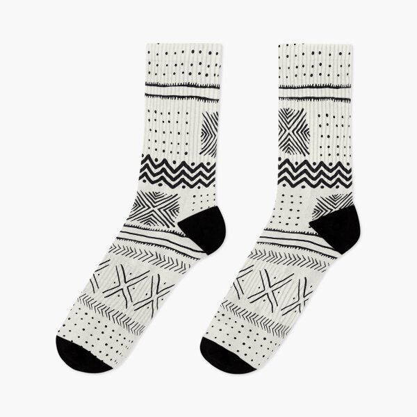 Item preview, Mud Cloth Geometric Stripe in Cream designed and sold by House of Haha.