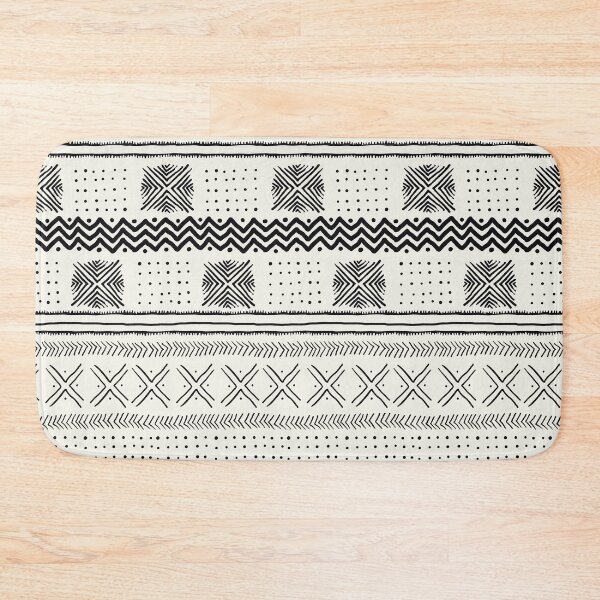 Item preview, Mud Cloth Geometric Stripe in Cream designed and sold by House of Haha.