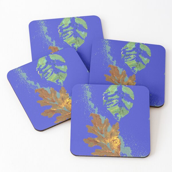 Item preview, Autumn Oak Leaf on Royal Blue designed and sold by djrunnels.