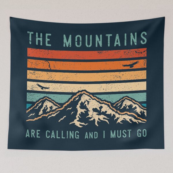 Item preview, Mountains are Calling and I Must Go designed and sold by TigerTom Design.